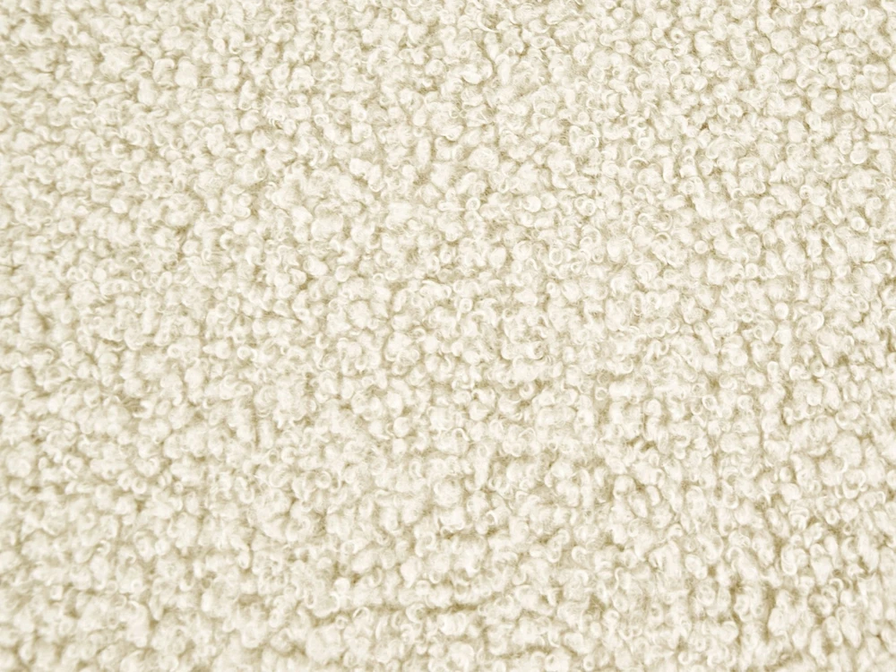 Sofa Beliani Vienvietis modulis AXEBO, kreminės baltos spalvos Boucle