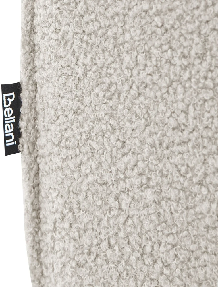 Sofa Beliani Vienvietis modulis AXEBO, kreminės baltos spalvos Boucle