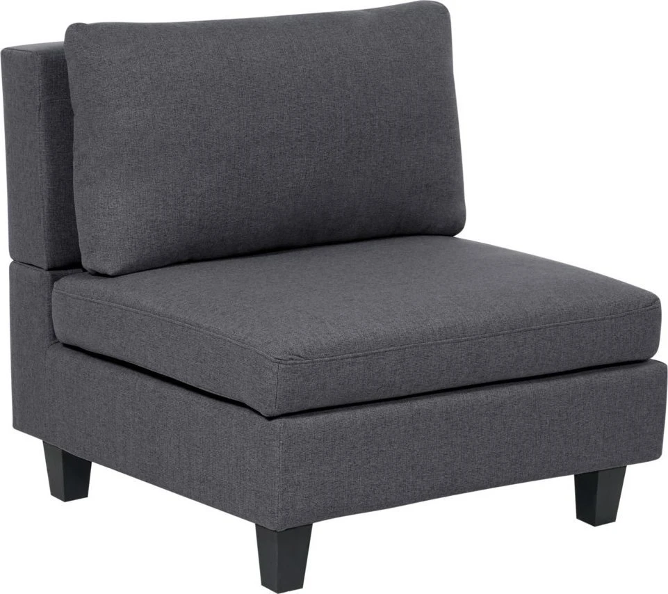 Sofa Beliani Vienvietis modulis UNSTAD, tamsiai pilkas