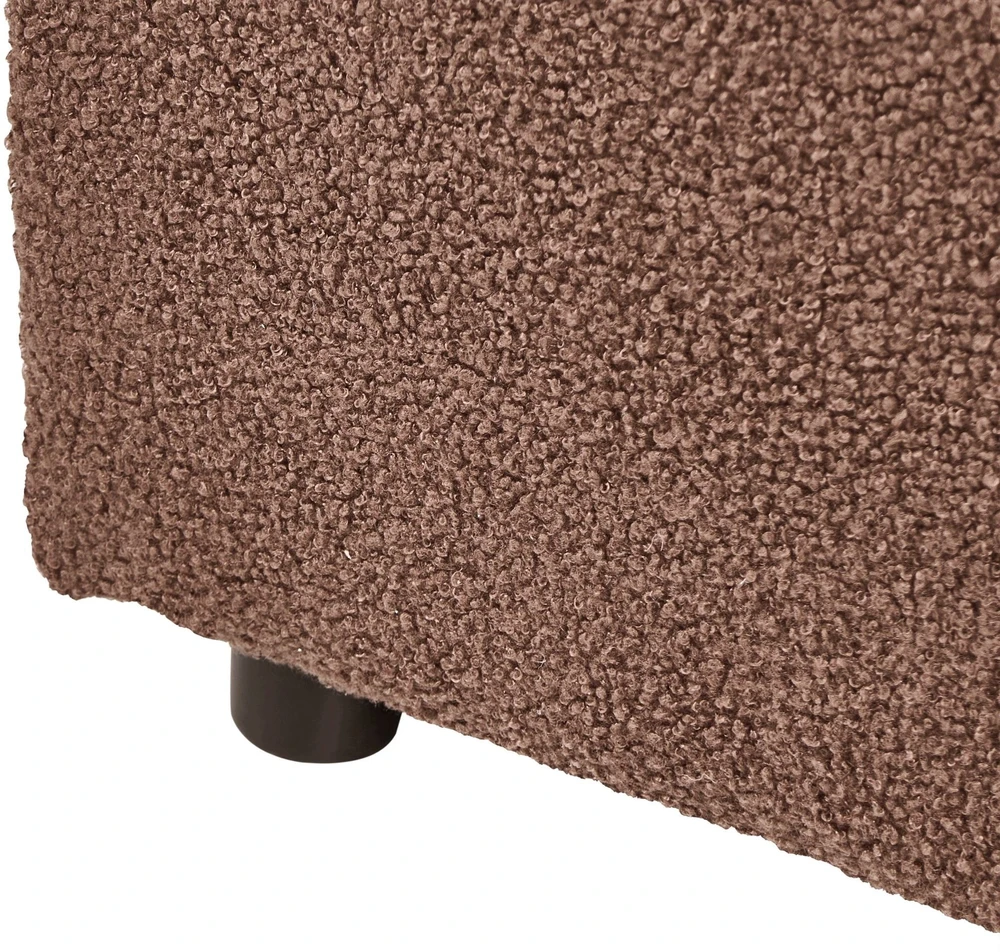 Sofa Beliani Kampinis modulis AXEBO rudas bouclé