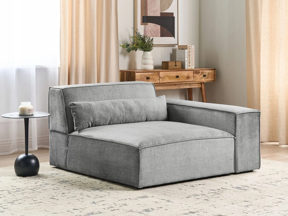 Sofa Beliani Kampinis modulis HELLNAR kairinys, pilkas