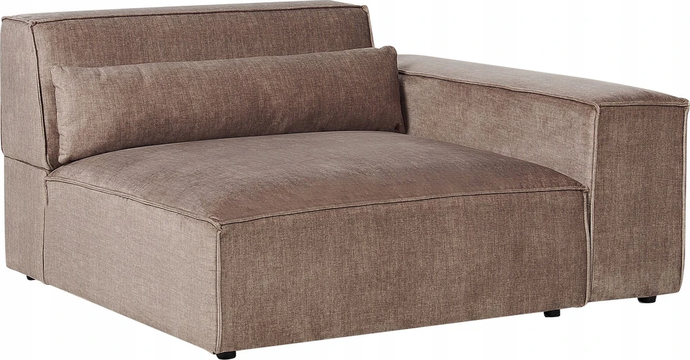 Sofa Beliani HELLNAR kampinis modulis, šviesiai rudas, kairinis