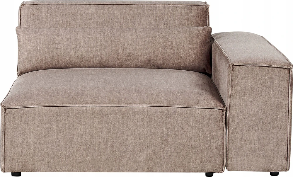 Sofa Beliani HELLNAR kampinis modulis, šviesiai rudas, kairinis