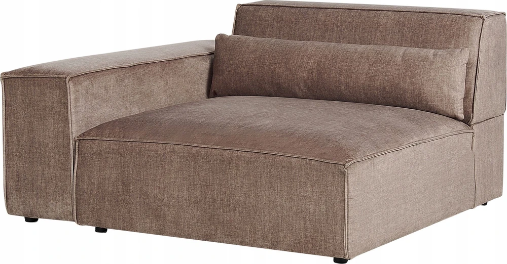 Sofa Beliani Kampinis modulis HELLNAR, šviesiai rudas, dešininis