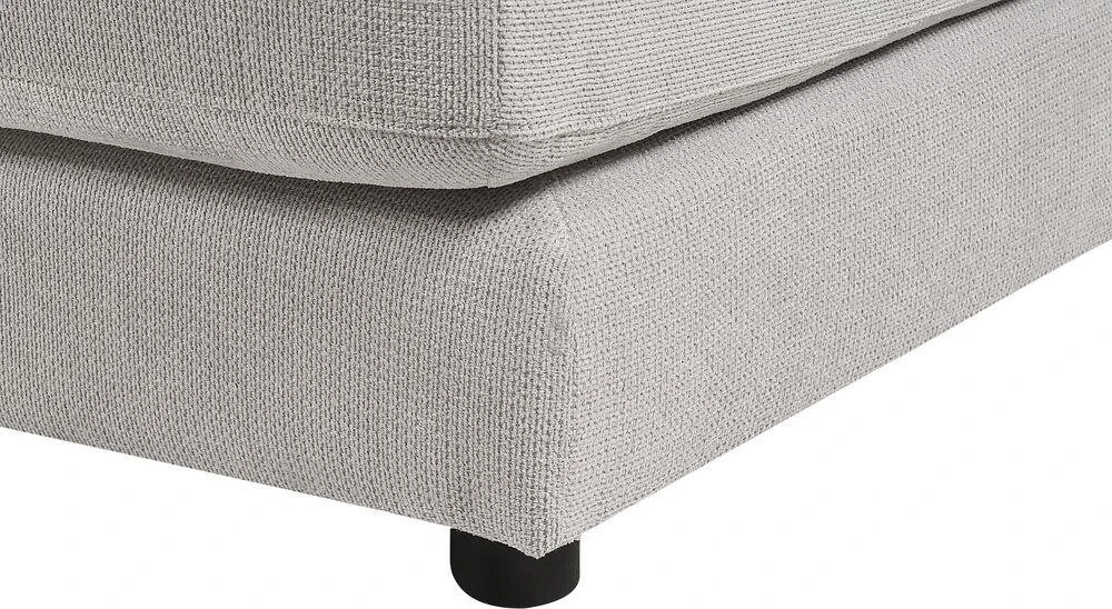 Beliani 3 vietų kampinė sofa LOFOTEN šviesiai pilka, kairinė