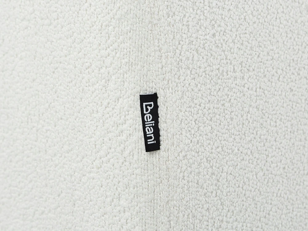 Beliani Trivietė kampinė sofa HOLT, „Bouclé“, balta, kairinė