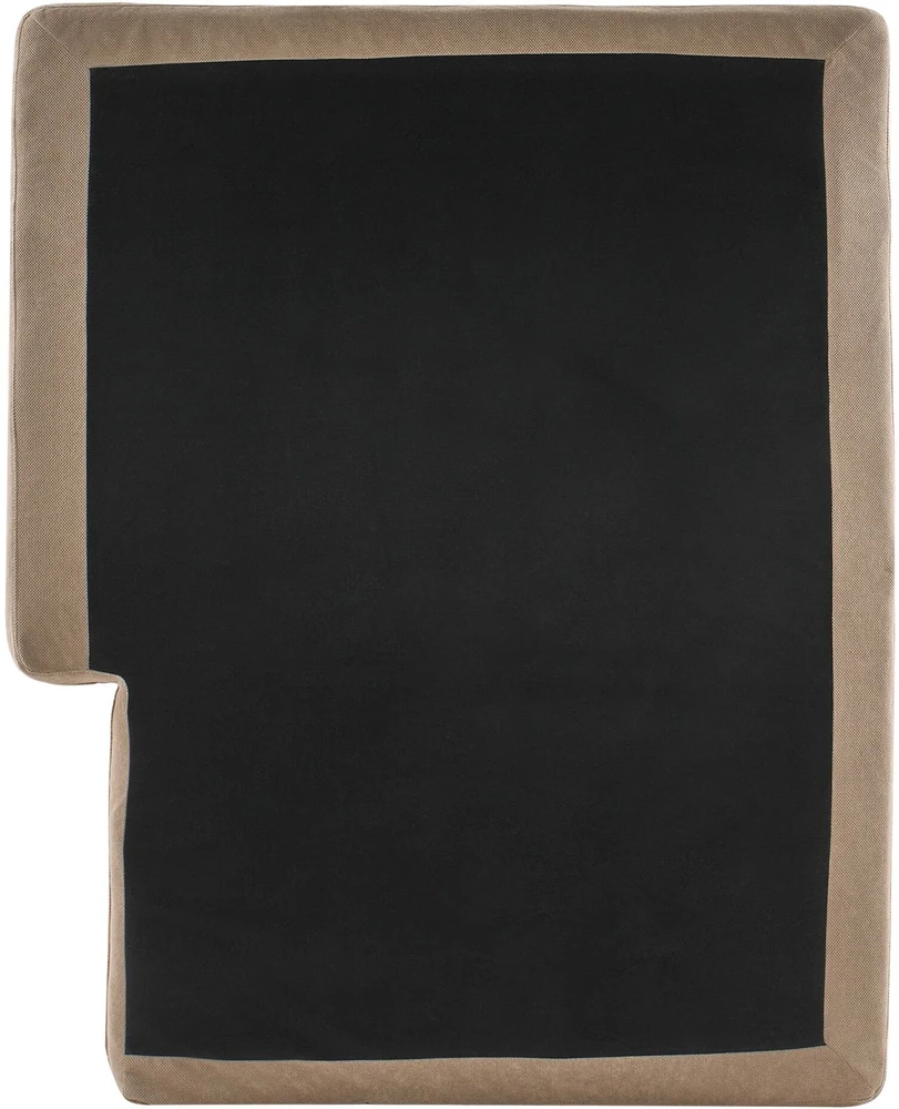 Beliani Trivietė kampinė sofa MALOY, ruda, dešininė