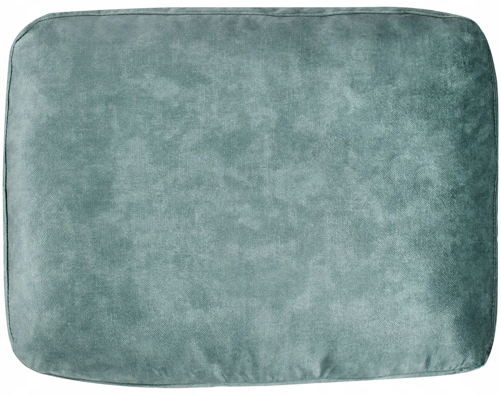Beliani 4 vietų kampinė sofa OSLO, veliūrinė, žydra, dešininė