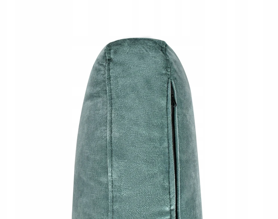 Beliani 4 vietų kampinė sofa OSLO, veliūrinė, žydra, dešininė