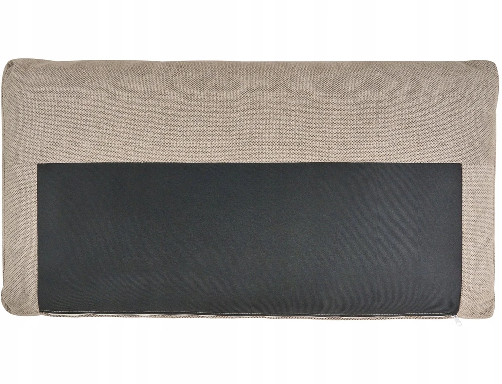 Beliani Kampinė sofa 4 asmenims SIGGARD smėlio ir pilkos spalvos, kairinė