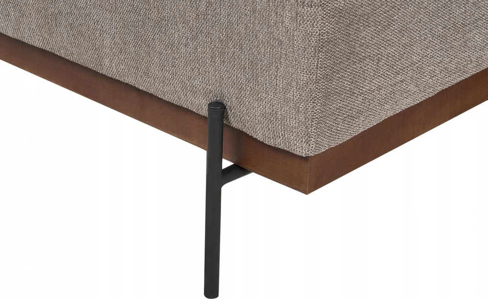 Beliani Kampinė sofa 4 asmenims MARIFERD šviesiai ruda kairinė