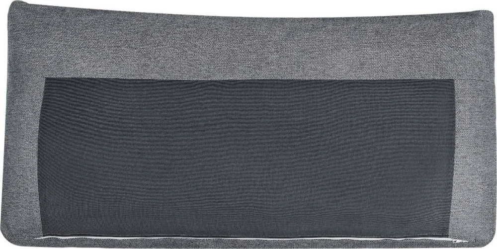 Beliani Išskleidžiama kampinė sofa KARILA, 3 vietų, tamsiai pilka, su patalynės dėže, kairinė