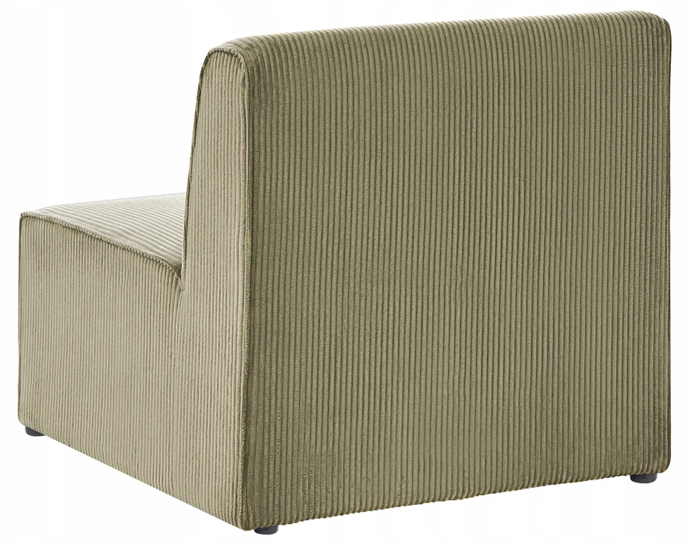Beliani Modulinė 4 vietų kampinė sofa LEMVIG dešininė, žalias velvetas