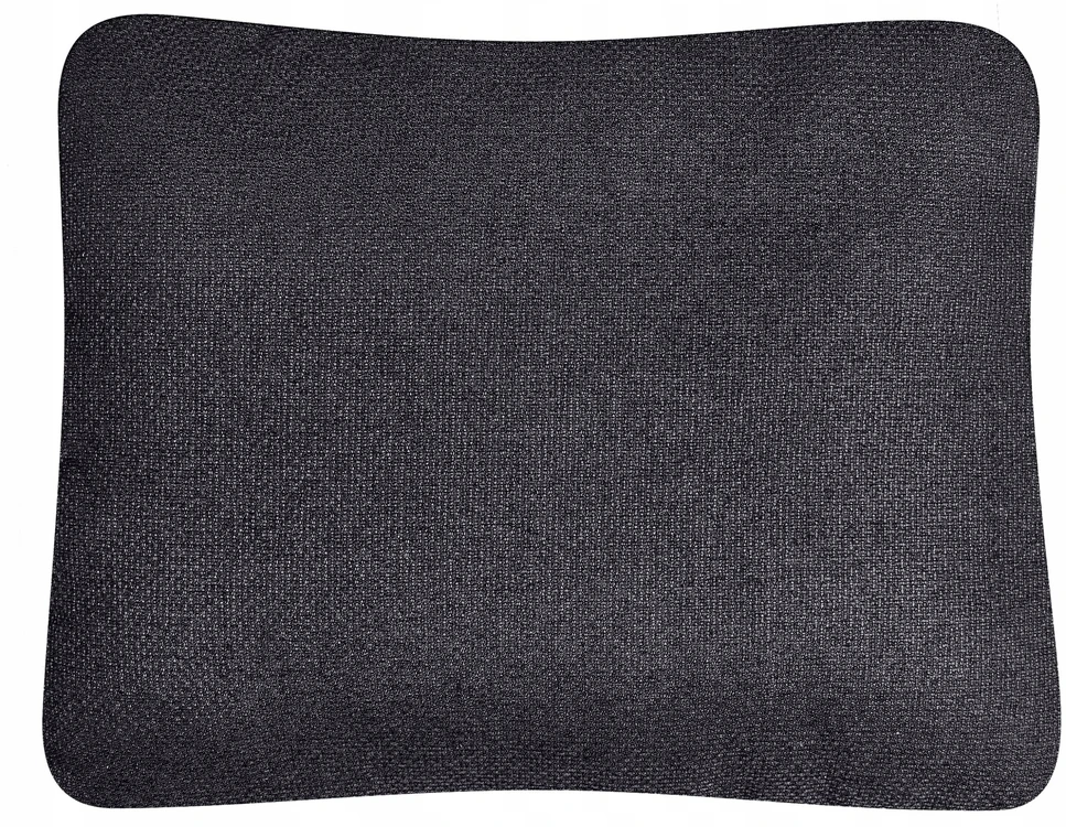 Beliani Išskleidžiamas trijų vietų kampinė sofa NASSJO, sintetinis linas, juoda, dešininė