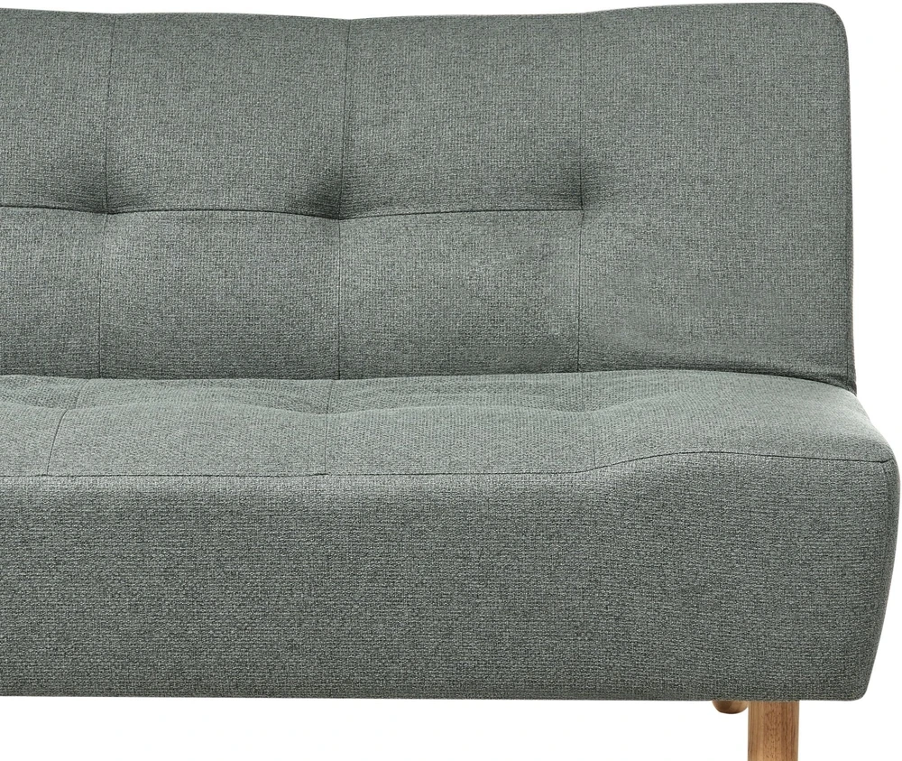 Beliani Išskleidžiama modulinė sofa-lova 4 asmenims ALSTEN, žalia, dešininė