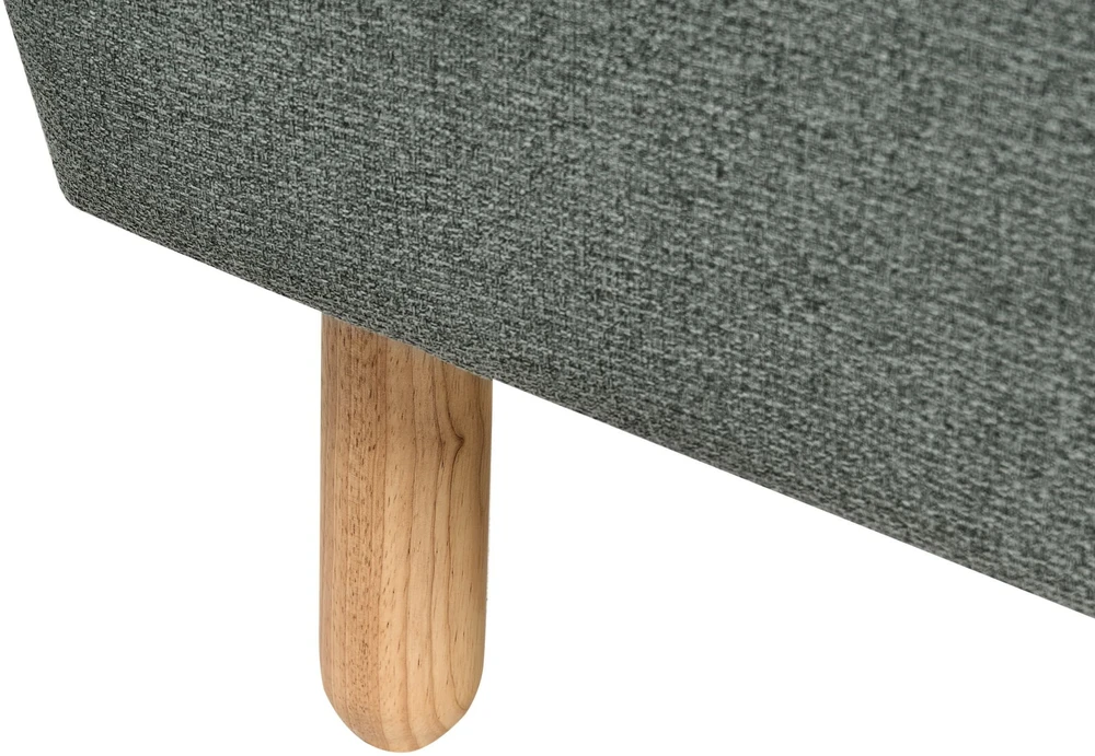 Beliani Išskleidžiama modulinė sofa-lova 4 asmenims ALSTEN, žalia, dešininė