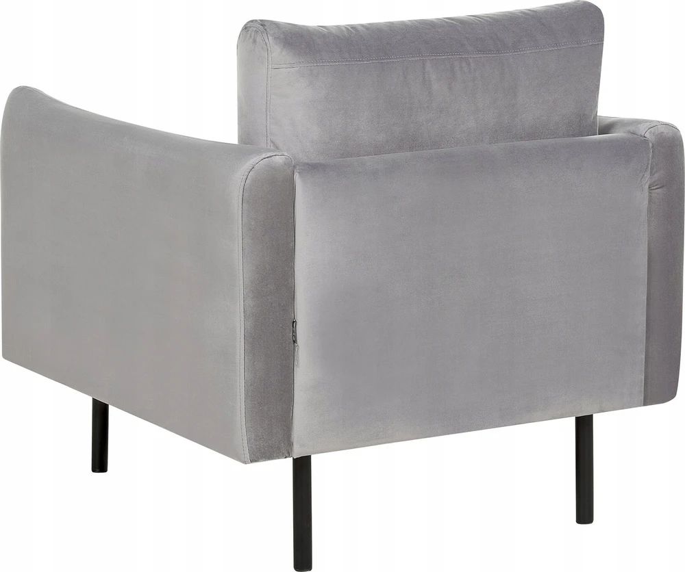 Sofa Beliani Poilsio komplektas 4 asmenims VINTERBRO, veliūras, pilkas