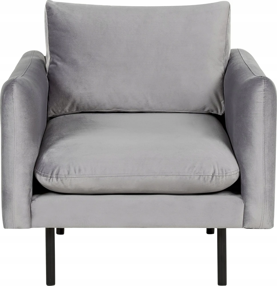 Sofa Beliani Poilsio komplektas 4 asmenims VINTERBRO, veliūras, pilkas