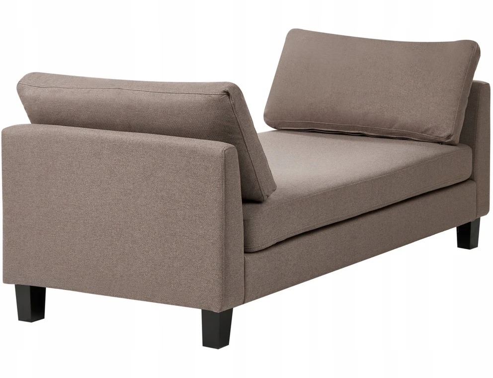 Sofa Beliani Šezlongas ARCHIANE smėlio pilkos spalvos