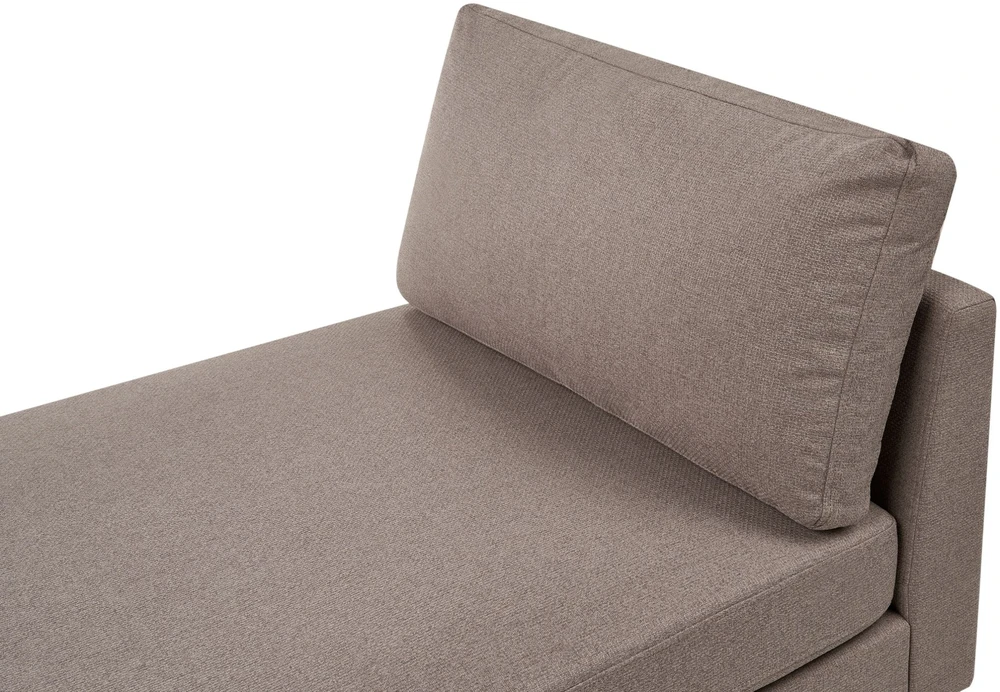 Sofa Beliani Šezlongas ARCHIANE smėlio pilkos spalvos