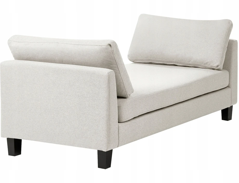 Sofa Beliani Šezlongas ARCHIANE šviesiai smėlio spalvos
