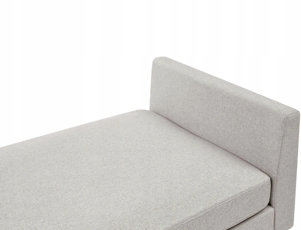 Sofa Beliani Šezlongas ARCHIANE šviesiai pilkas
