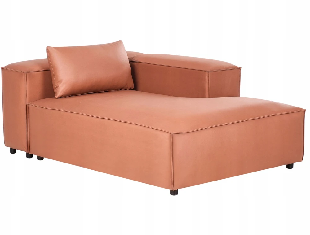 Sofa Beliani Kairysis gultas BRANDE aukso rudos spalvos