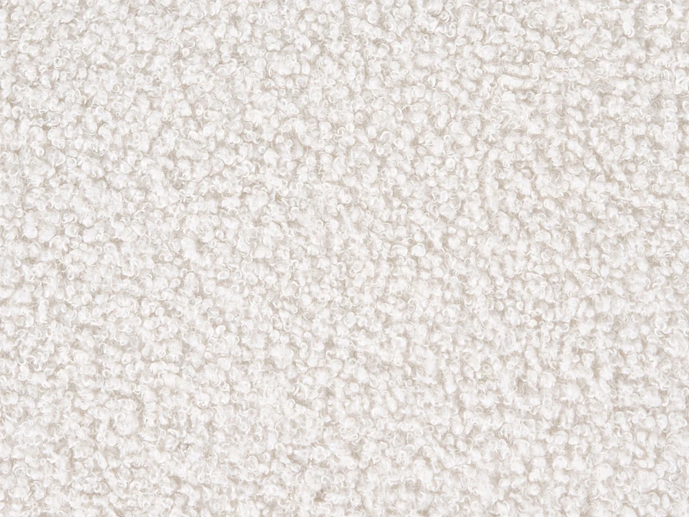 Sofa Beliani Kairysis šezlongas MIRMANDE Boucle kreminės baltos spalvos