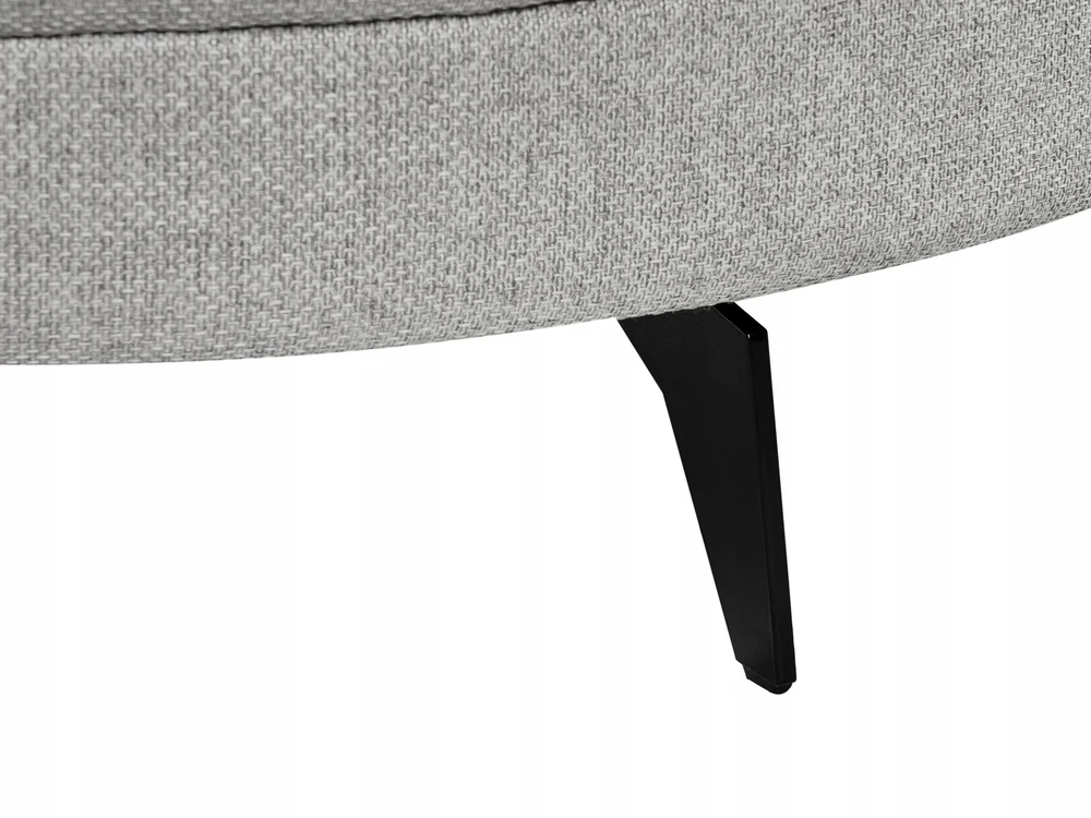 Sofa Beliani Šezlongas MARUM sintetinis linas pilkas