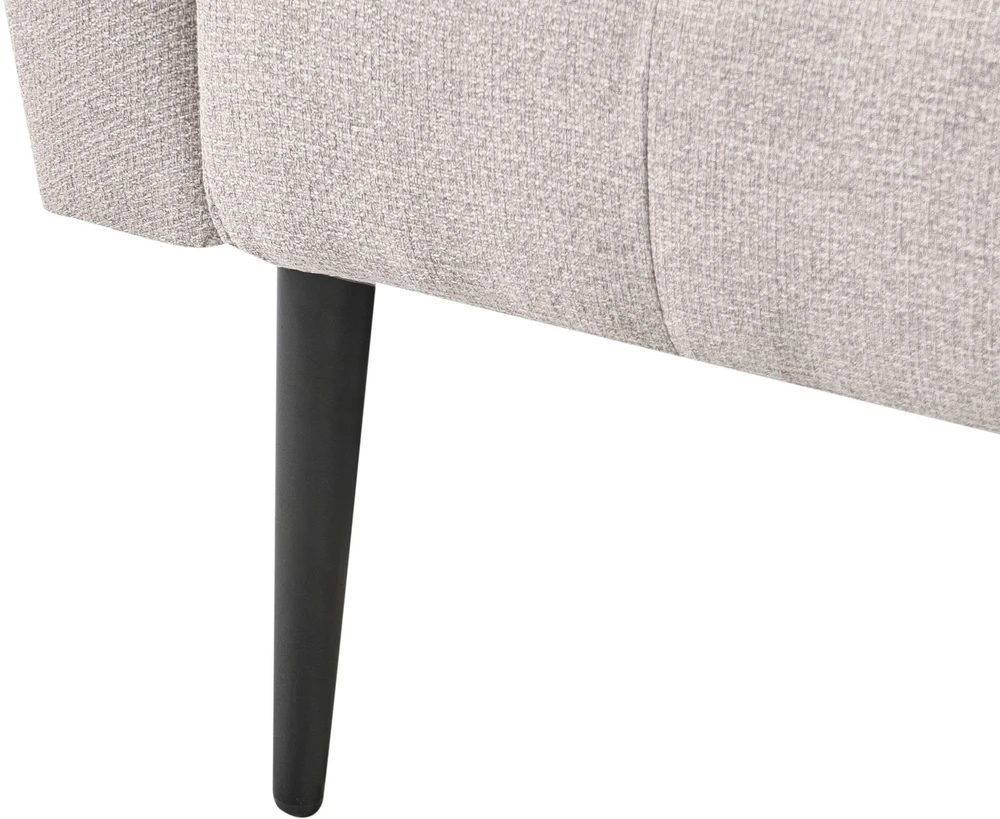 Sofa Beliani Šezlongas NANTILLY šviesiai smėlio spalvos