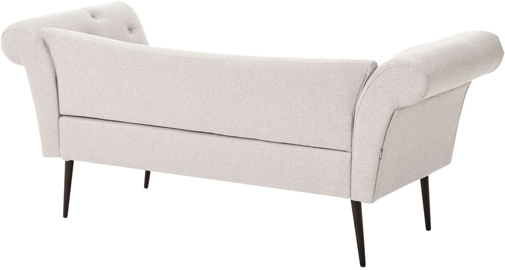 Sofa Beliani Šezlongas NANTILLY šviesiai smėlio spalvos