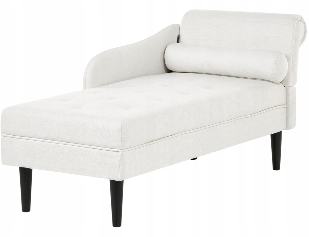 Sofa Beliani Dešininis šezlongas YVOIRE, pieno baltumo