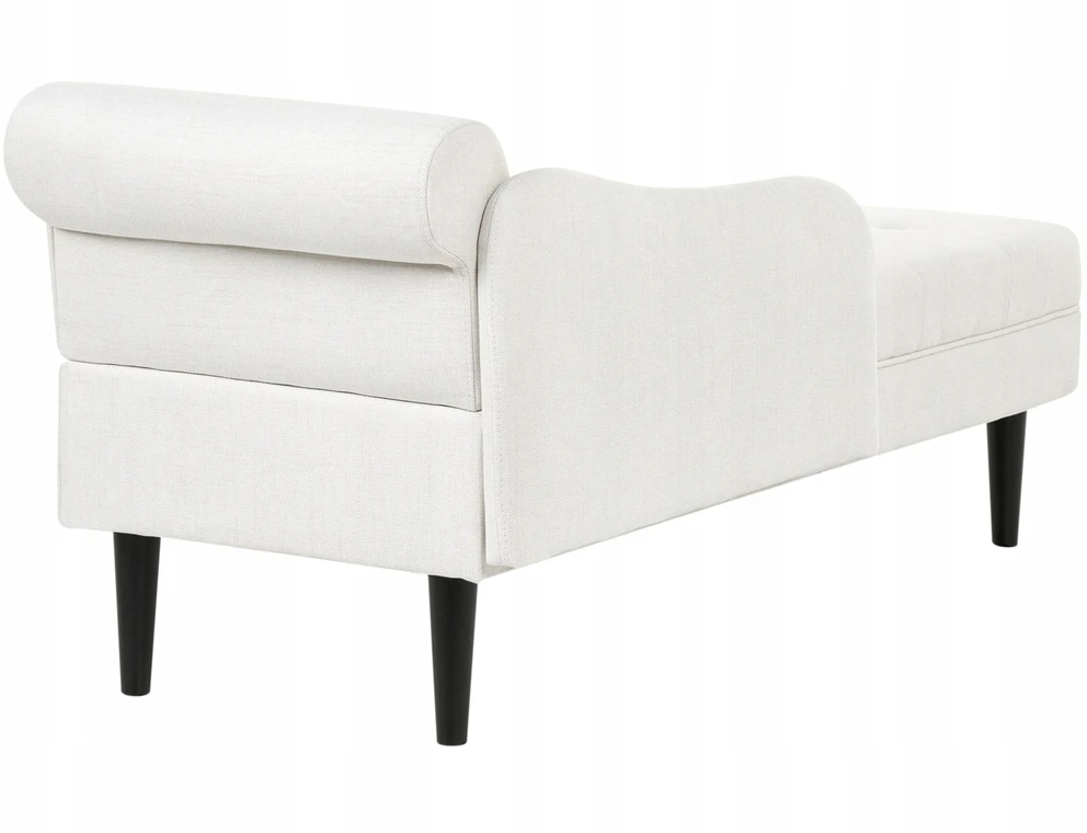 Sofa Beliani Dešininis šezlongas YVOIRE, pieno baltumo