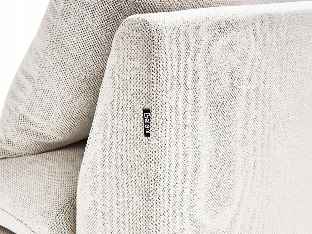 Sofa Beliani Šezlongas VIZILLE, kreminės baltos spalvos