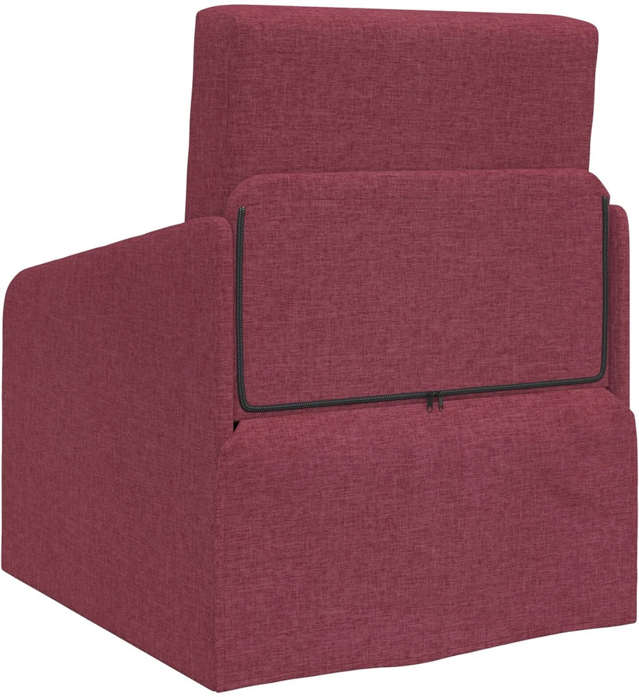 Sofa lova Vyno raudona 65 x 80 x 83 cm audinys