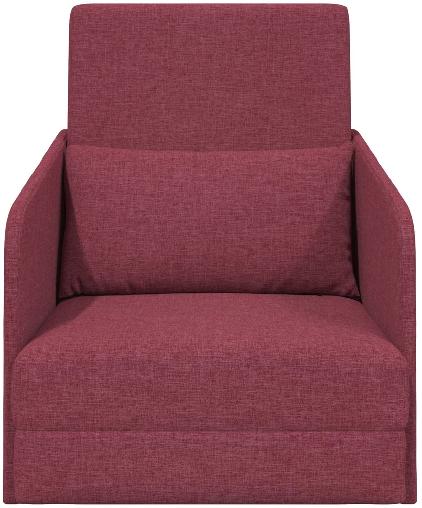 Sofa lova Vyno raudona 65 x 80 x 83 cm audinys