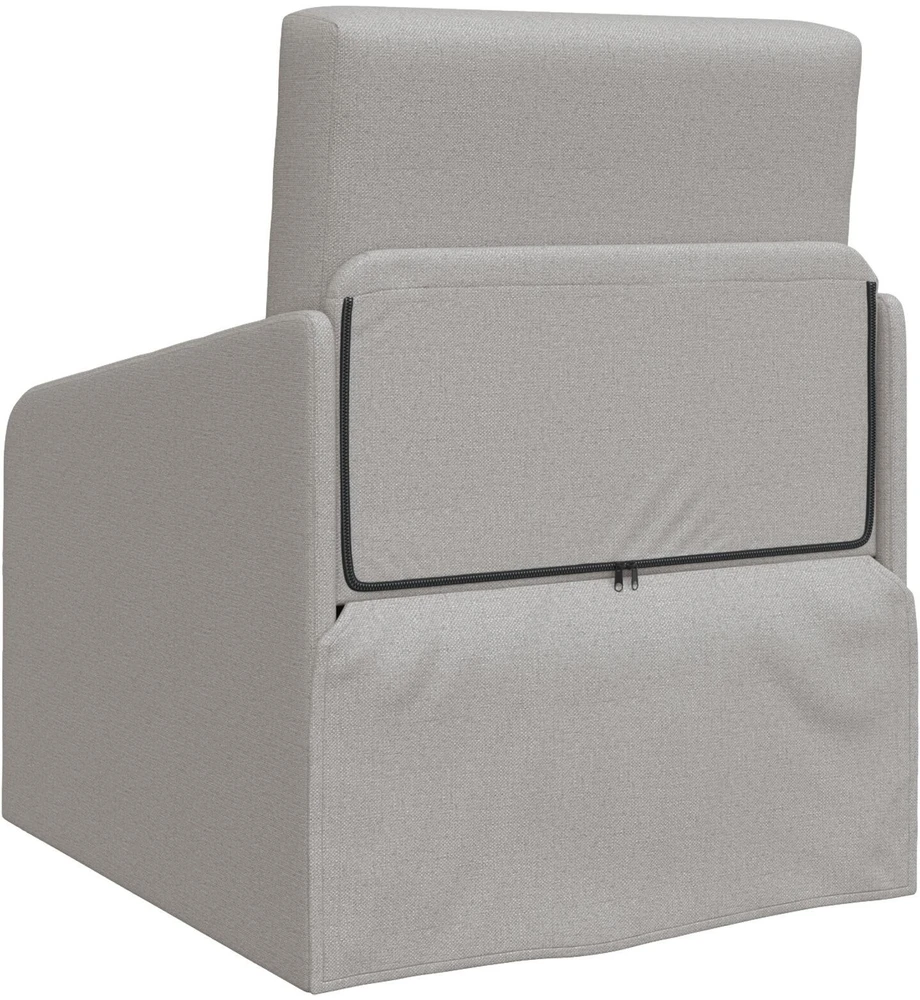 Sofa lova Debesų pilka 65 x 80 x 83 cm audinys