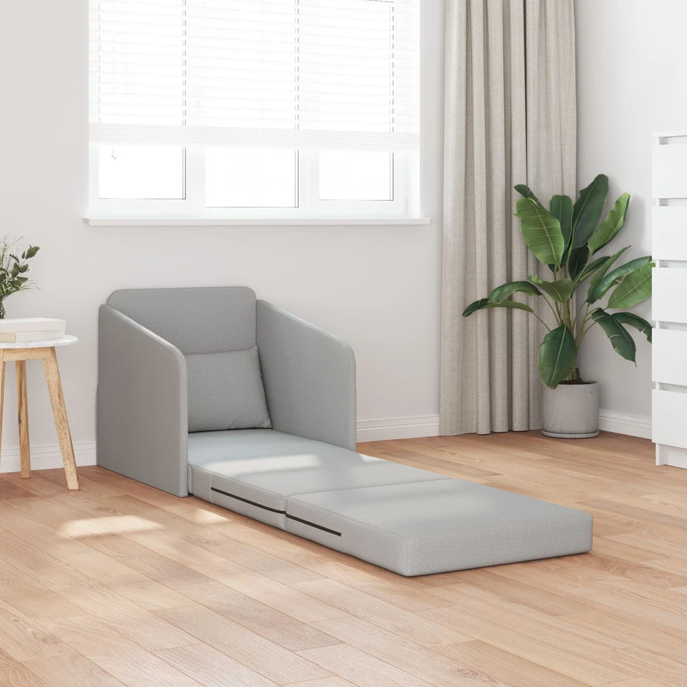 Sofa lova Debesų pilka 65 x 80 x 83 cm audinys