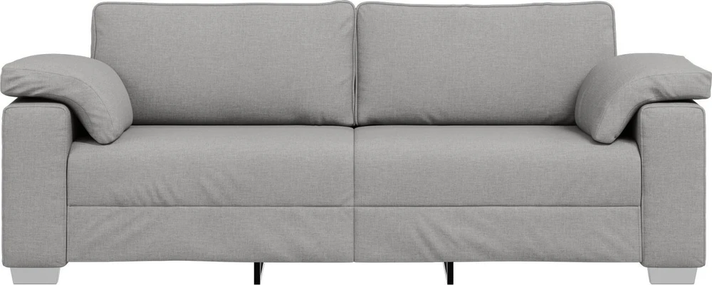 3-Vietis Sofa Debesų pilka 220 cm audinys
