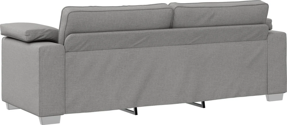 3-Vietis Sofa Debesų pilka 220 cm audinys