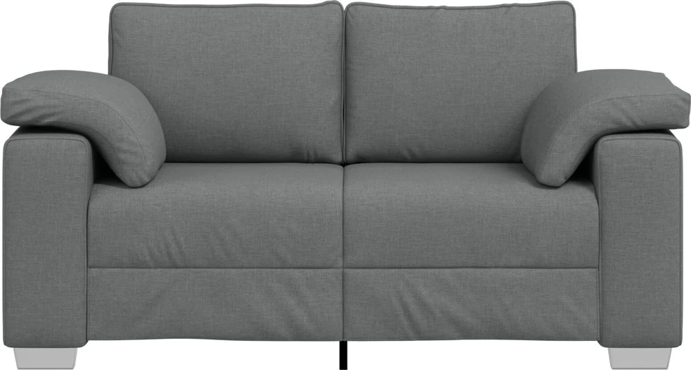 Dvivietė sofa Tamsiai pilka 160 cm audinys