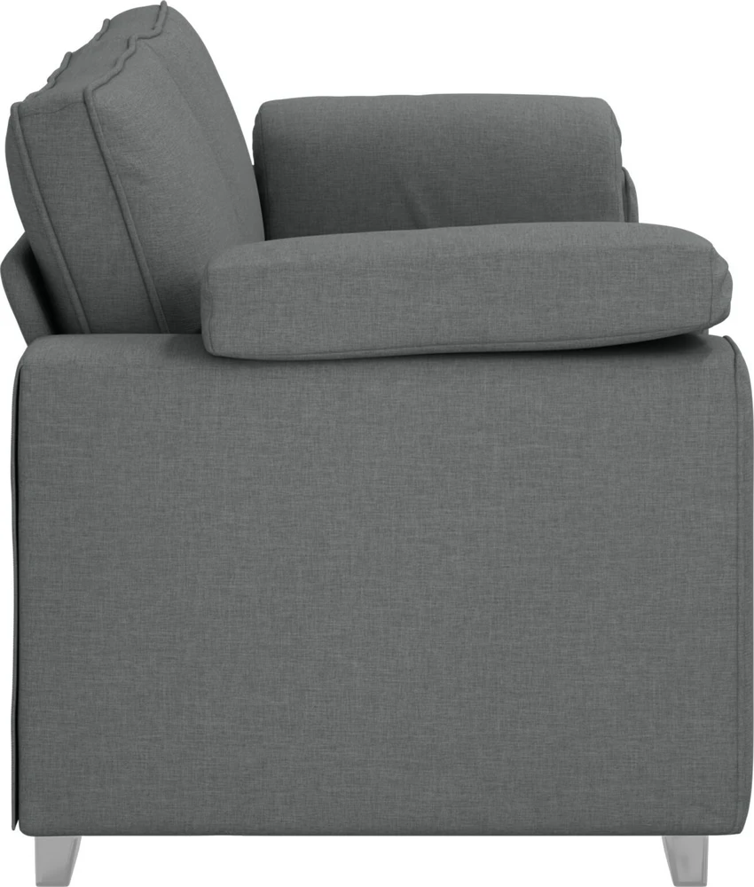 3-Vietis Sofa Tamsiai pilka 220 cm audinys
