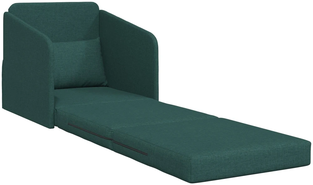 Sofa lova Tamsiai žalia 65 x 80 x 83 cm audinys