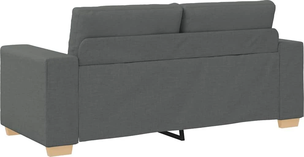 Dvivietė sofa, tamsiai pilka, 180x77x82 cm, audinys