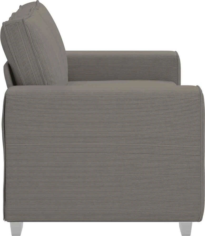 Dvivietė sofa, šviesiai pilka, 160x77x82 cm, velvetas, audinys