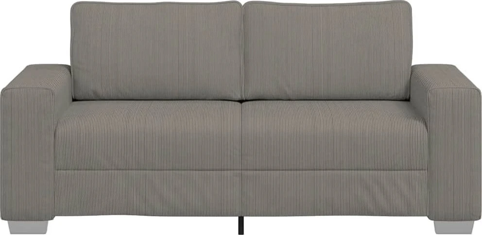 Dvivietė sofa, šviesiai pilka, 180x77x82 cm, velvetas, audinys