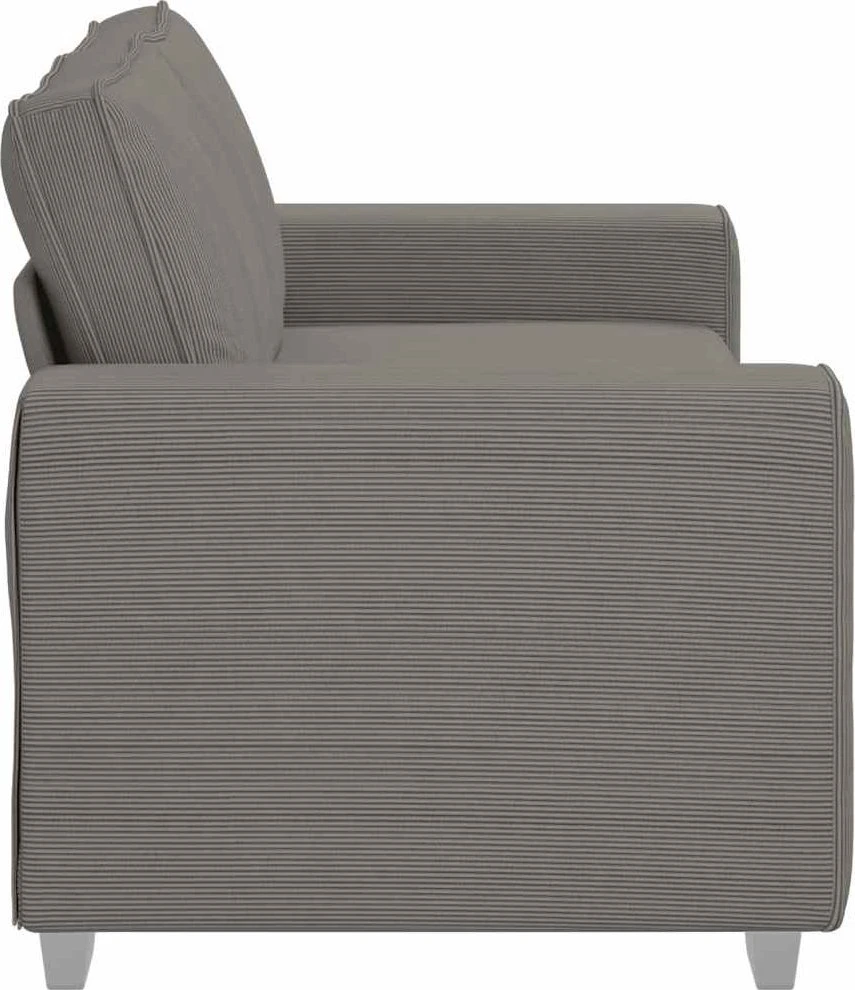 Dvivietė sofa, šviesiai pilka, 180x77x82 cm, velvetas, audinys