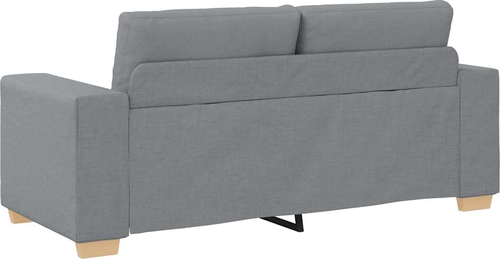 Dvivietė sofa, šviesiai pilka, 180x77x82 cm, audinys