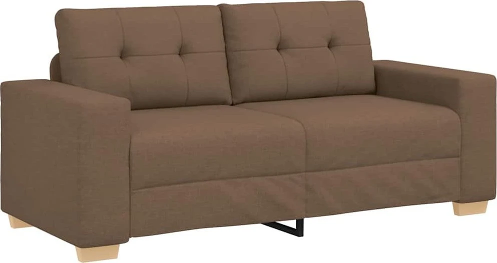 Dvivietė sofa, ruda, 180x77x82 cm, audinys