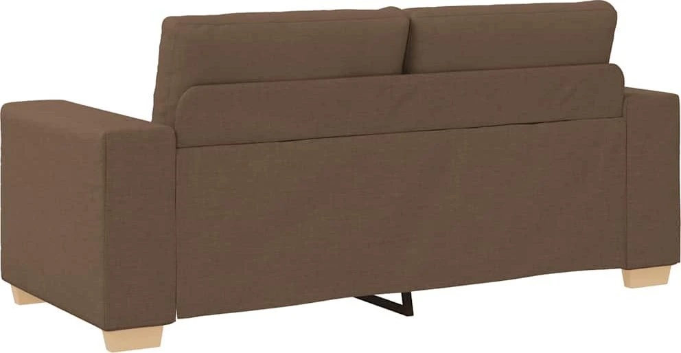 Dvivietė sofa, ruda, 180x77x82 cm, audinys